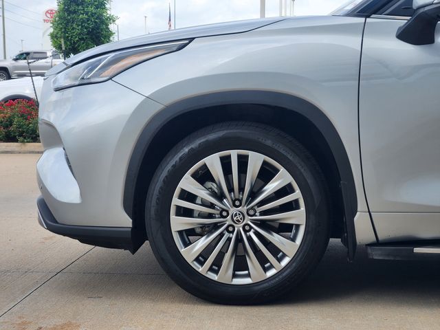 2025 Toyota Highlander Platinum Silver at Joe Myers Mazda Kia