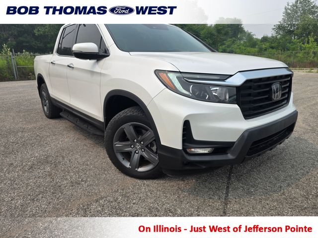 White 2023 Honda Ridgeline Pickup Truck All-Wheel Drive 9-Speed Automatic