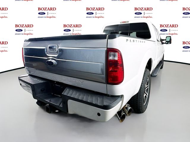 2015 White Platinum Metallic Tri-Coat Ford Super Duty F-250 SRW Platinum 4X4 Truck