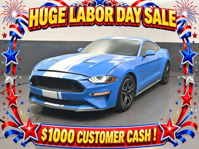 Grabber Blue Metallic 2022 Ford Mustang Coupe Rear-Wheel Drive Automatic