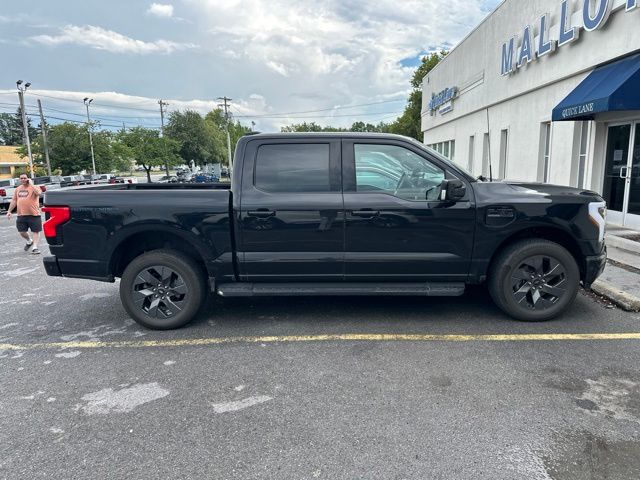Agate Black Metallic 2023 Ford F-150 Lightning Pickup Truck All-Wheel Drive Automatic