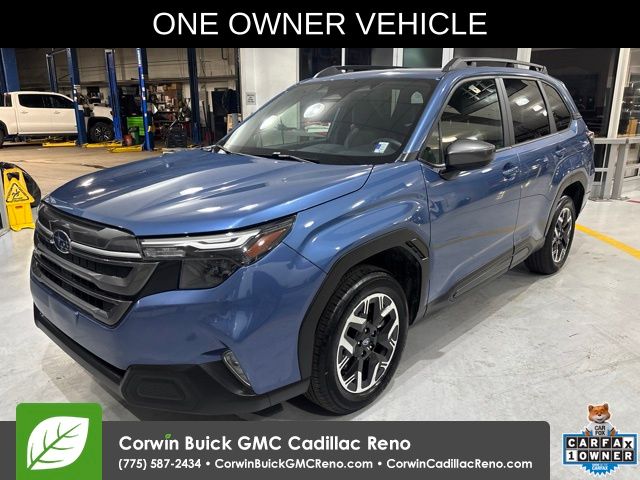 Horizon Blue Pearl 2025 Subaru Forester SUV / Crossover All-Wheel Drive Continuously Variable Transmission