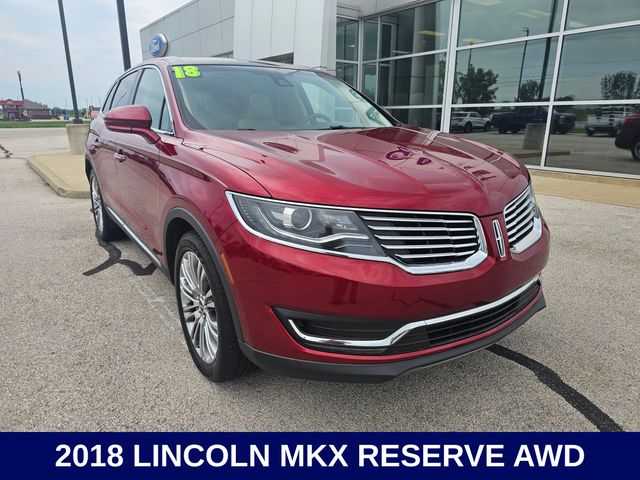 Ruby Red Metallic 2018 Lincoln MKX SUV / Crossover All-Wheel Drive 6-Speed Automatic