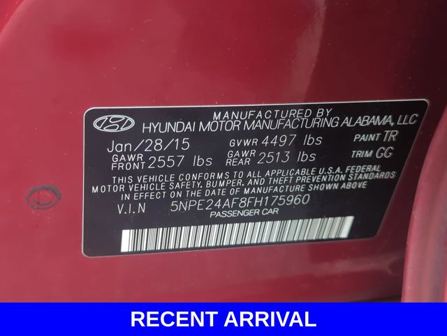 2015 Hyundai Sonata SE photo