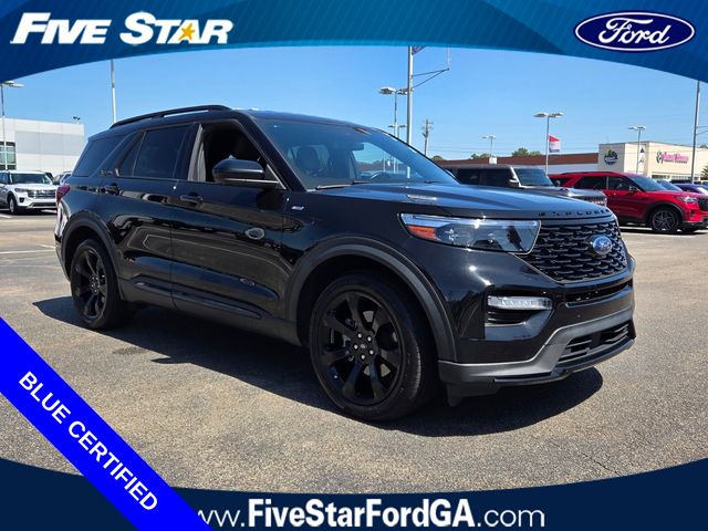 Black Metallic 2023 Ford Explorer SUV / Crossover Rear-Wheel Drive Automatic