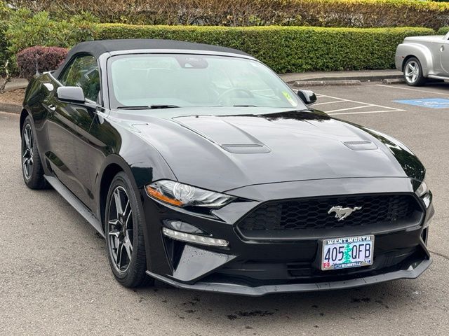 Shadow Black 2022 Ford Mustang Convertible Rear-Wheel Drive Automatic