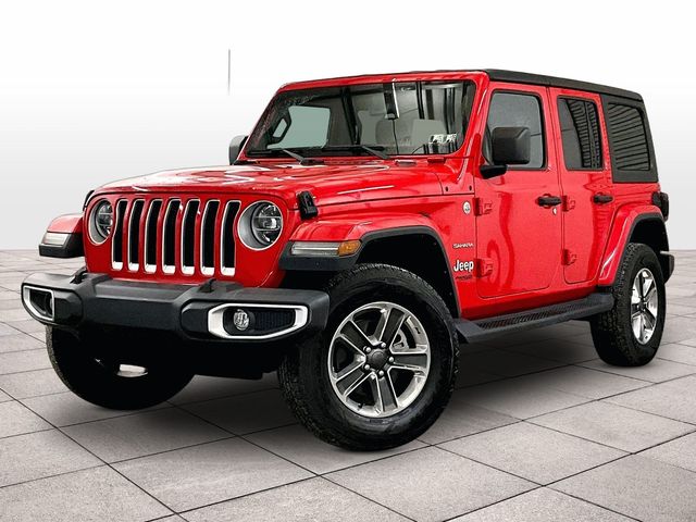 2022 Jeep Wrangler Unlimited Sahara Red at Auto Express Mitsubishi