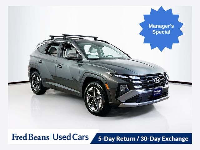 Amazon Gray 2025 Hyundai Tucson Hybrid SUV / Crossover All-Wheel Drive 6-Speed Automatic