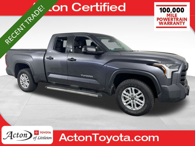 Magnetic Gray Metallic 2023 Toyota Tundra SR5 Double Cab 4WD Pickup Truck Four-Wheel Drive Automatic