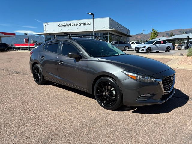 Machine Gray 2018 Mazda MAZDA3 Sedan Front-Wheel Drive 6-Speed Manual