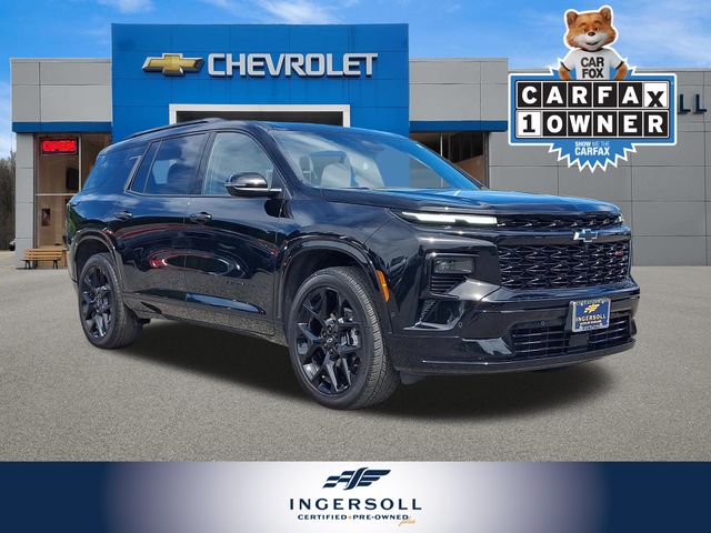 Black 2025 Chevrolet Traverse SUV / Crossover Four-Wheel Drive 8-Speed Automatic