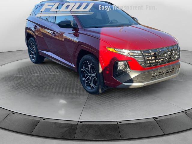 Red Crimson 2022 Hyundai Tucson N Line AWD SUV / Crossover All-Wheel Drive 8-Speed Automatic