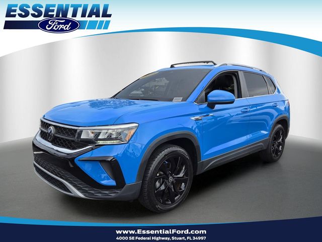 Blue 2023 Volkswagen Taos SUV / Crossover Front-Wheel Drive 8-Speed Automatic