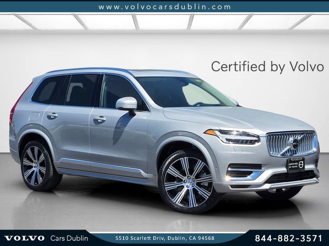 Silver Dawn Metallic 2025 Volvo XC90 Recharge T8 Ultra Bright Theme 6-Passenger eAWD SUV / Crossover All-Wheel Drive Automatic