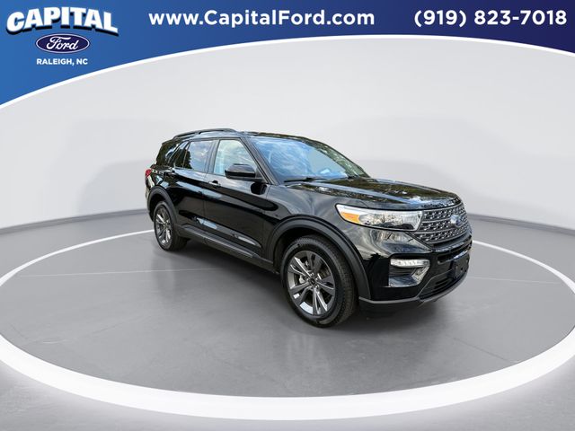Used 2024 Ford Explorer XLT with VIN 1FMSK8DH4RGA51132 for sale in Raleigh, NC