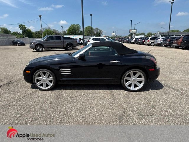 Black Clearcoat/Black Cloth Top 2006 Chrysler Crossfire Convertible Rear-Wheel Drive 5-Speed Automatic