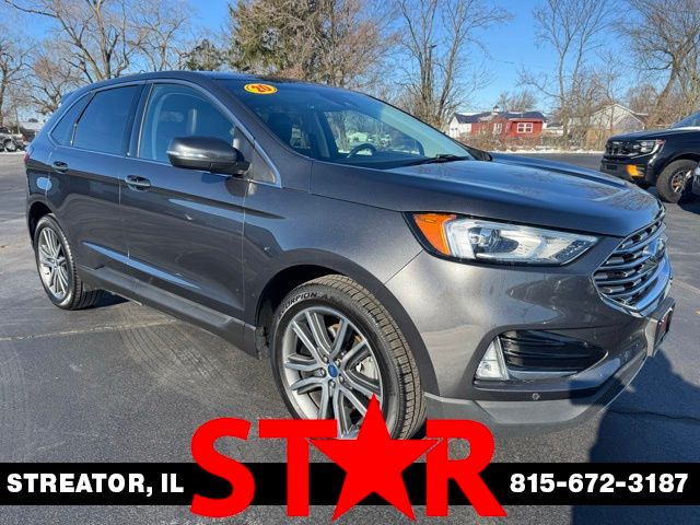 Gray (Magnetic) 2020 Ford Edge Titanium AWD SUV / Crossover All-Wheel Drive 8-Speed Automatic