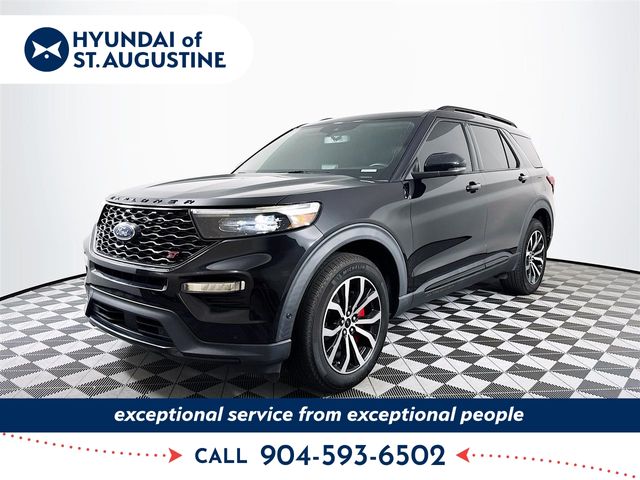 Agate Black Metallic 2021 Ford Explorer SUV / Crossover All-Wheel Drive Automatic