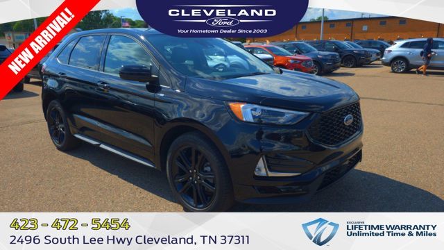 Black Metallic 2024 Ford Edge SUV / Crossover All-Wheel Drive 8-Speed Automatic