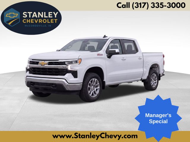Summit White 2026 Chevrolet Silverado 1500 Pickup Truck Four-Wheel Drive Automatic
