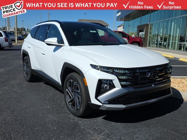 Creamy White Pearl 2026 Hyundai Tucson Hybrid Plug-In Limited AWD SUV / Crossover All-Wheel Drive 6-Speed Automatic