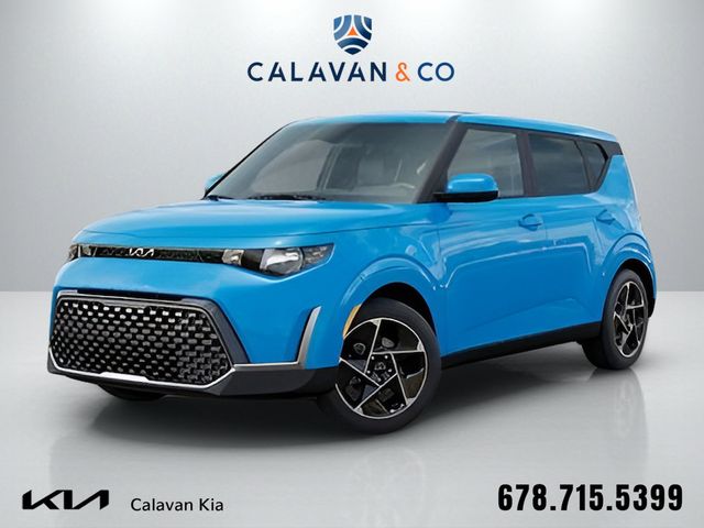 Surf Blue 2025 Kia Soul EX FWD SUV / Crossover Front-Wheel Drive Continuously Variable Transmission