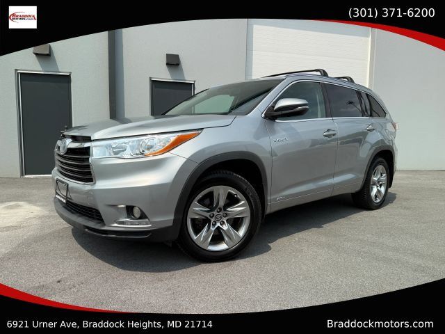 Silver Sky Metallic 2016 Toyota Highlander Hybrid SUV / Crossover All-Wheel Drive Continuously Variable Transmission