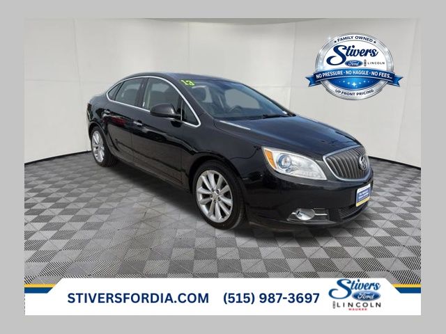 Carbon Black Metallic 2013 Buick Verano Sedan Front-Wheel Drive 6-Speed Automatic Overdrive