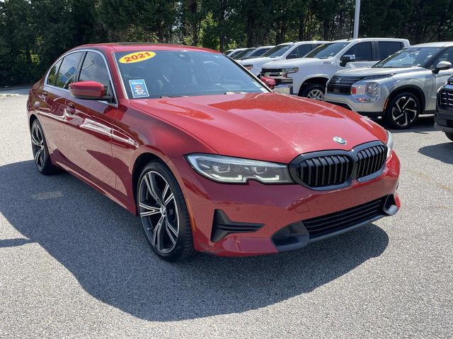 Melbourne Red Metallic 2021 BMW 3 Series Sedan Rear-Wheel Drive 8-Speed Automatic