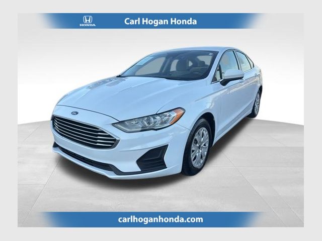 Oxford White 2019 Ford Fusion S Sedan Front-Wheel Drive 6-Speed Automatic