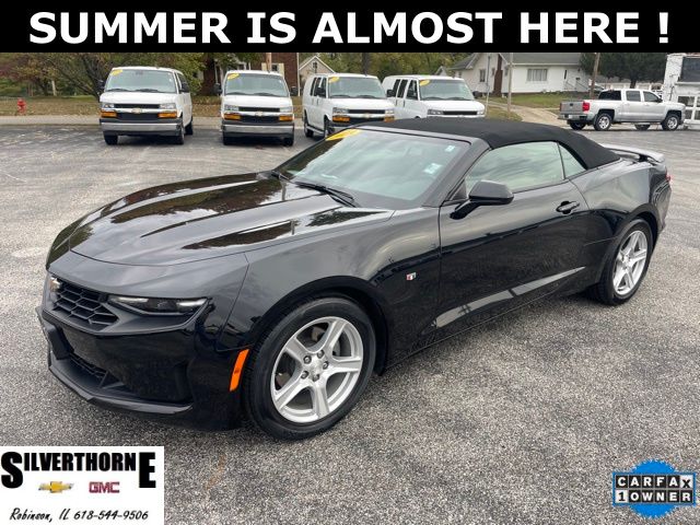 Black 2023 Chevrolet Camaro 1LT Convertible RWD Convertible Rear-Wheel Drive Automatic