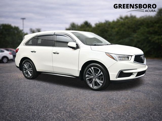 White Diamond Pearl 2019 Acura MDX SH-AWD with Technology and Entertainment Package SUV / Crossover All-Wheel Drive 9-Speed Automatic