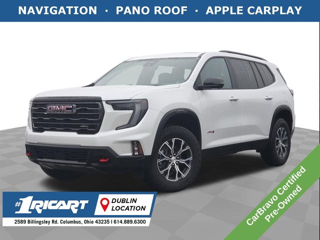 White Frost Tricoat 2025 GMC Acadia AT4 AWD SUV / Crossover Four-Wheel Drive 8-Speed Automatic