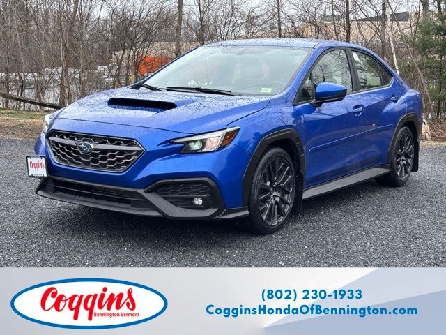 WR Blue Pearl 2023 Subaru WRX Premium AWD Sedan All-Wheel Drive 6-Speed Manual