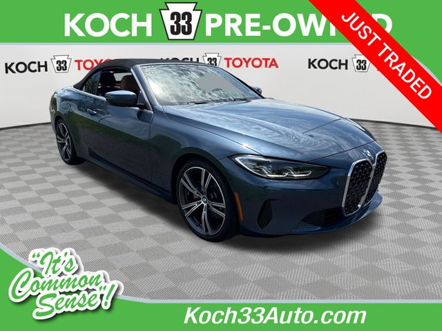 Arctic Race Blue Metallic 2021 BMW 4 Series 430i Convertible RWD Convertible Rear-Wheel Drive 8-Speed Automatic