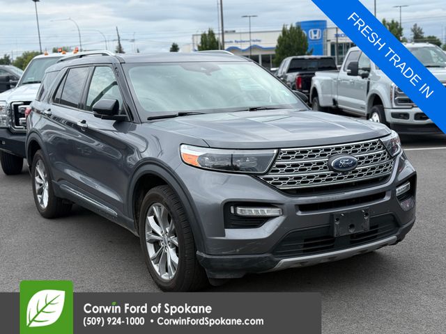 Carbonized Gray Metallic 2021 Ford Explorer SUV / Crossover All-Wheel Drive Automatic