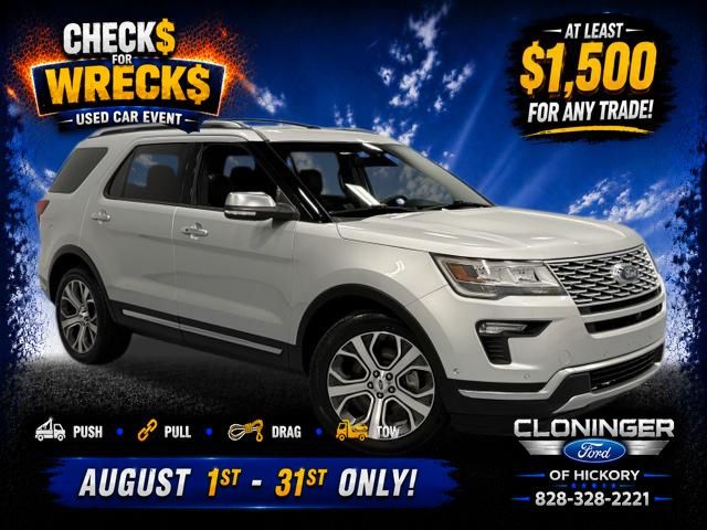 Ingot Silver Metallic 2018 Ford Explorer SUV / Crossover All-Wheel Drive 6-Speed Automatic
