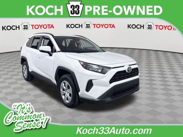 Super White 2020 Toyota RAV4 LE AWD SUV / Crossover All-Wheel Drive 8-Speed Automatic