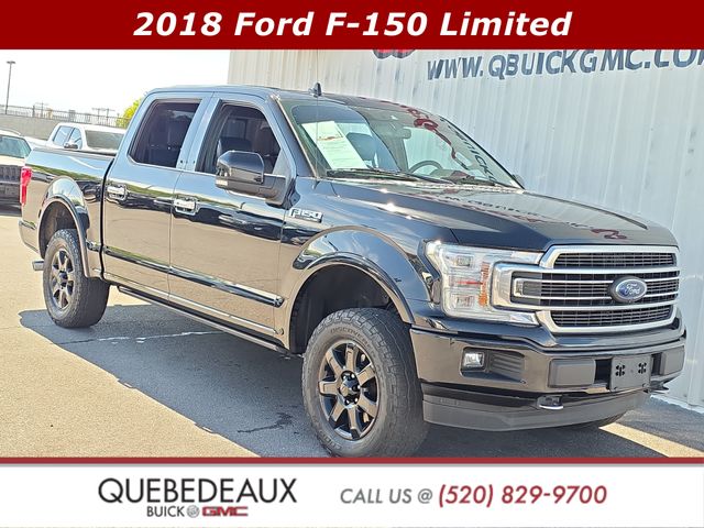 Shadow Black 2018 Ford F-150 Pickup Truck Four-Wheel Drive Automatic