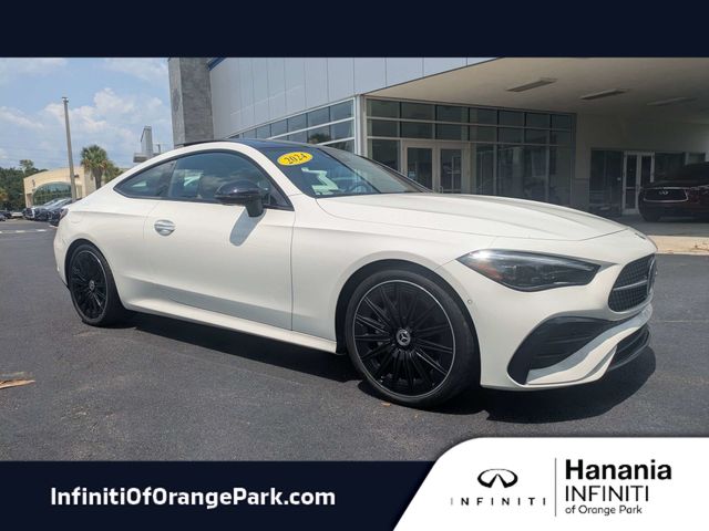 MANUFAKTUR Moonlight White Metallic 2024 Mercedes-Benz CLE Coupe All-Wheel Drive 9-Speed Automatic