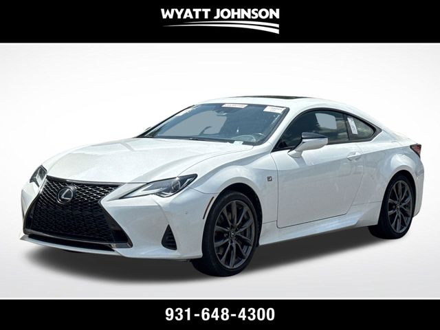 Ultra White 2022 Lexus RC Coupe All-Wheel Drive 6-Speed Automatic