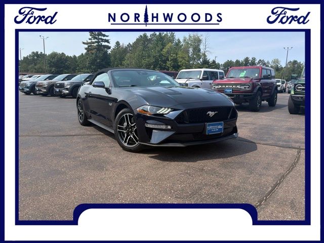 Blue Metallic 2021 Ford Mustang Convertible Rear-Wheel Drive Automatic