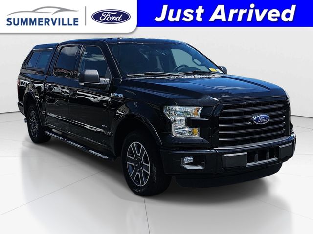 Black 2016 Ford F-150 XLT SuperCrew Pickup Truck 4X2 6-Speed Automatic