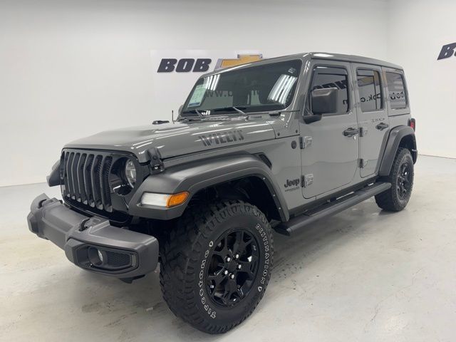 Sting-Gray Clearcoat 2021 Jeep Wrangler Unlimited Willys 4WD SUV / Crossover Four-Wheel Drive 8-Speed Automatic