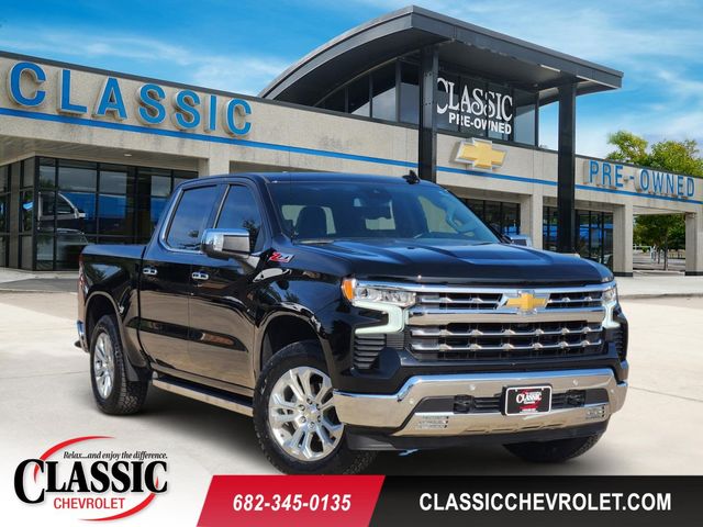 Black 2024 Chevrolet Silverado 1500 Pickup Truck Four-Wheel Drive Automatic