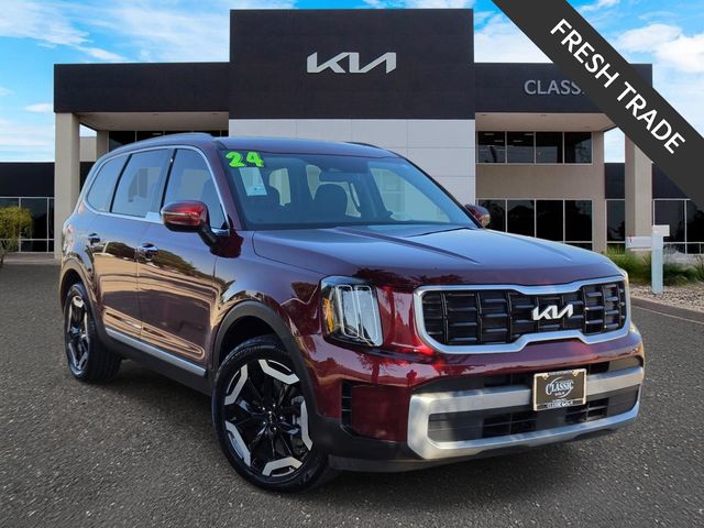 Dawning Red 2024 Kia Telluride S FWD SUV / Crossover Front-Wheel Drive 8-Speed Automatic