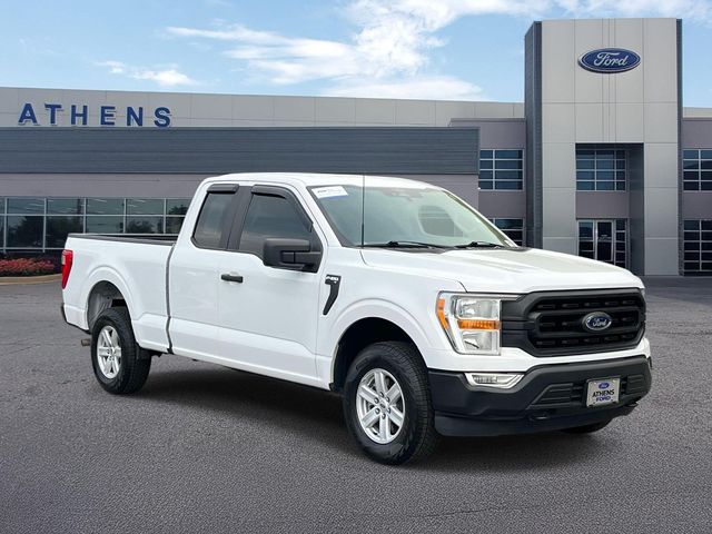 Oxford White 2022 Ford F-150 XL SuperCab 4WD Pickup Truck Four-Wheel Drive Automatic