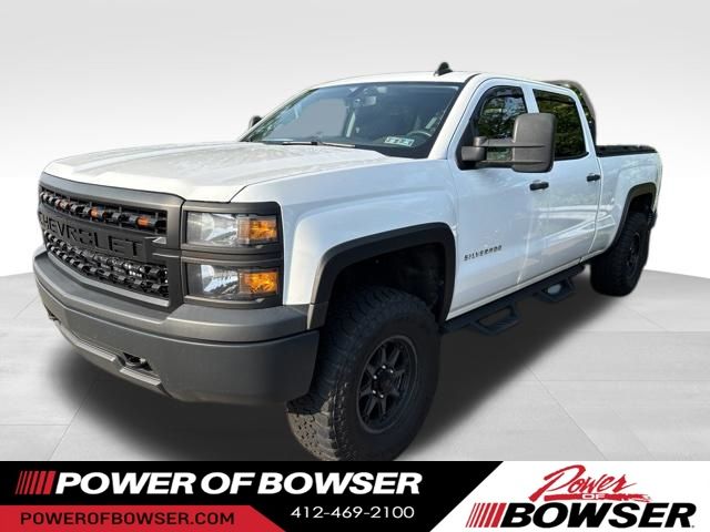 Summit White 2015 Chevrolet Silverado 1500 Pickup Truck Four-Wheel Drive 6-Speed Automatic Overdrive