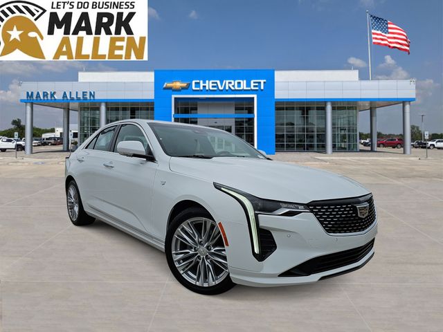 Summit White 2024 Cadillac CT4 Sedan All-Wheel Drive Automatic
