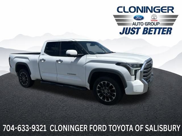 White 2022 Toyota Tundra Pickup Truck Four-Wheel Drive Automatic